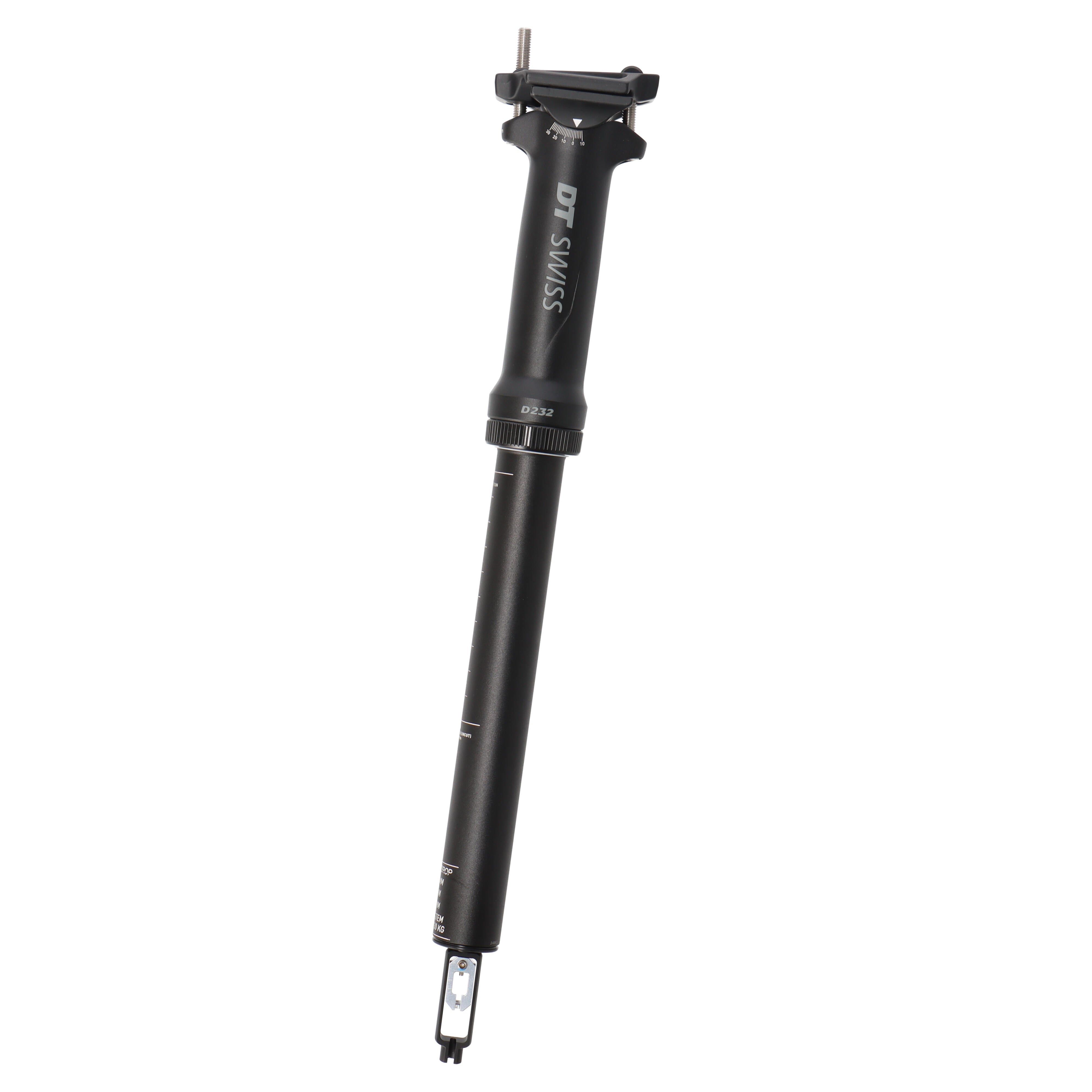DT Swiss D 232 Teleskopsattelstütze | 30,9 mm Ø | 60 mm Hub | 400 mm | inkl. Remote