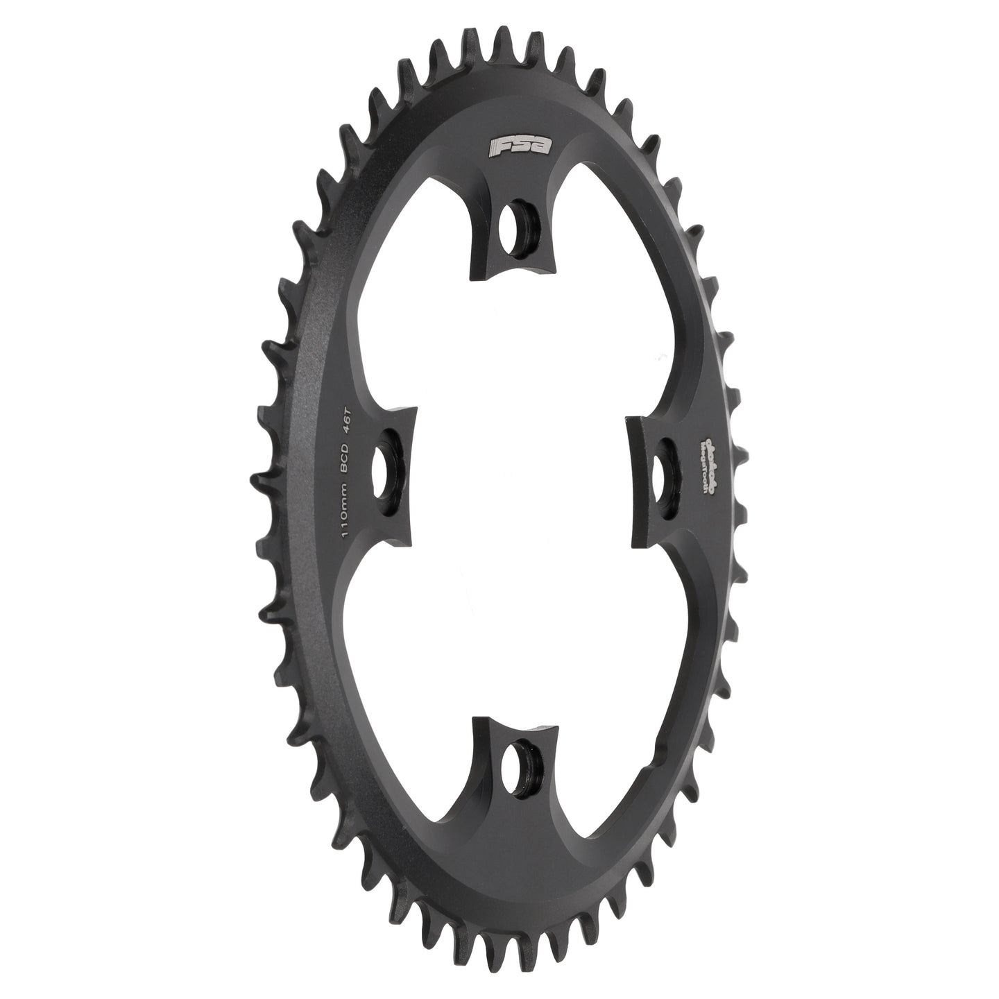 FSA Megatooth Kettenblatt | 46 Zähne | 1x11-fach | 110 mm BCD 4-Loch | Schwarz