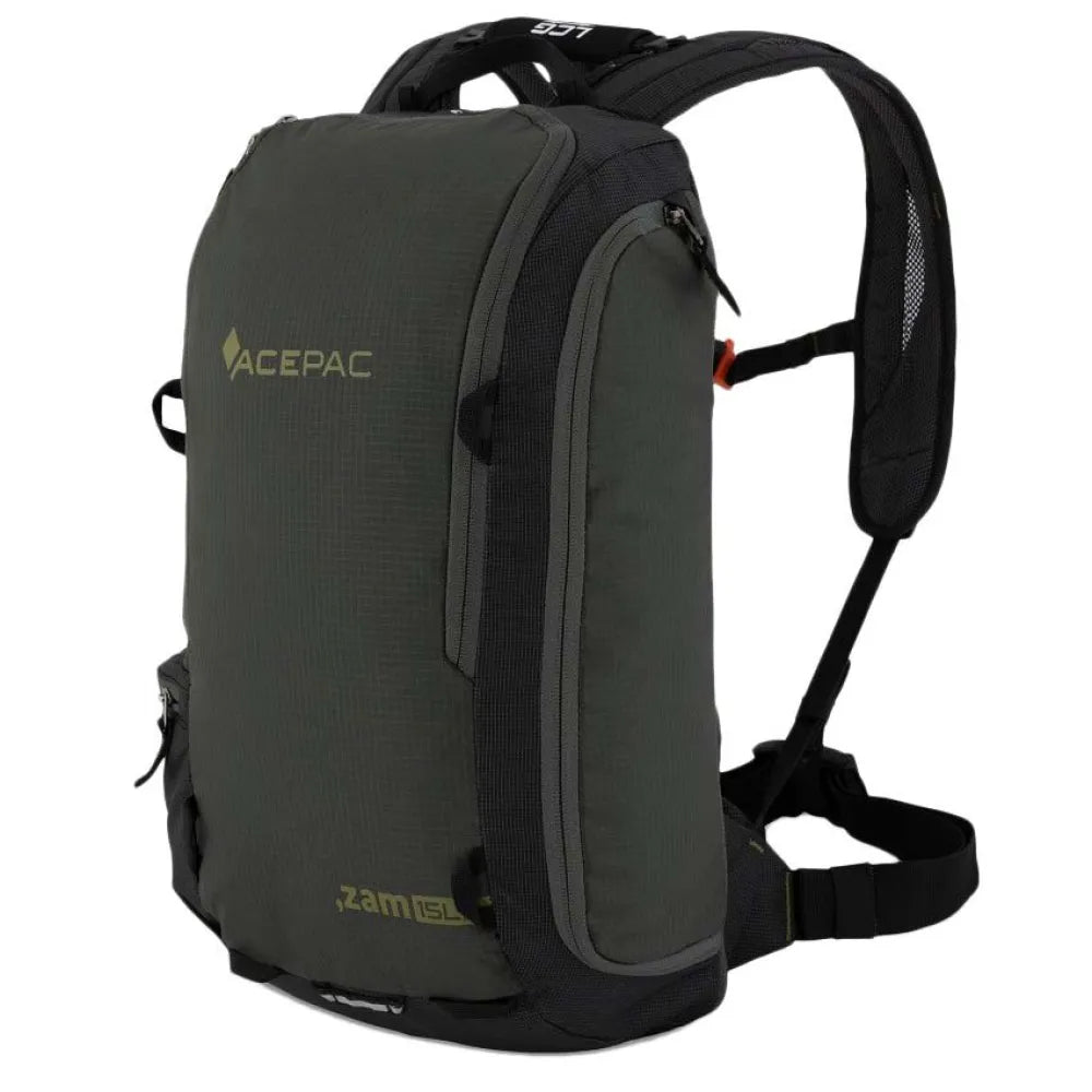 ACEPAC ZAM 15 EXP MKII Fahrradrucksack | 15 L | erweiterbar | Grau