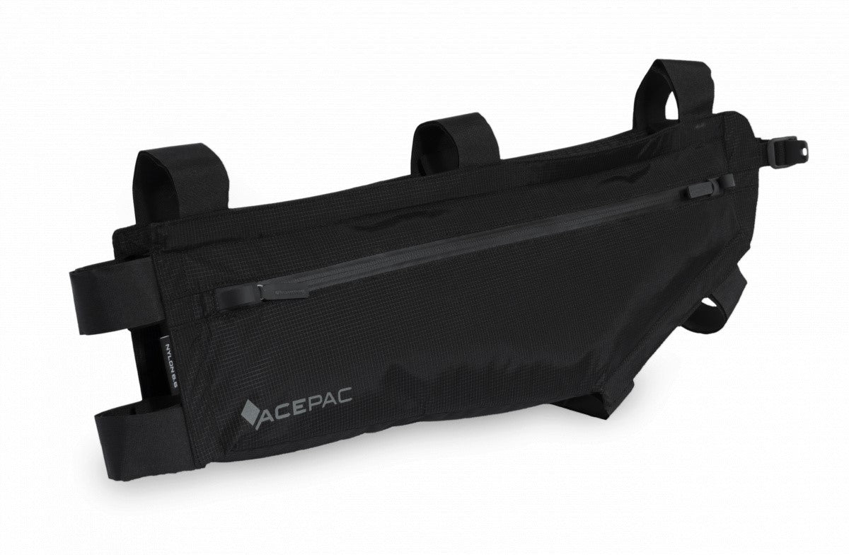 ACEPAC Zip Frame Bag M MKII Rahmentasche | 3,5 L | 40 x 6 x 14 cm | Schwarz