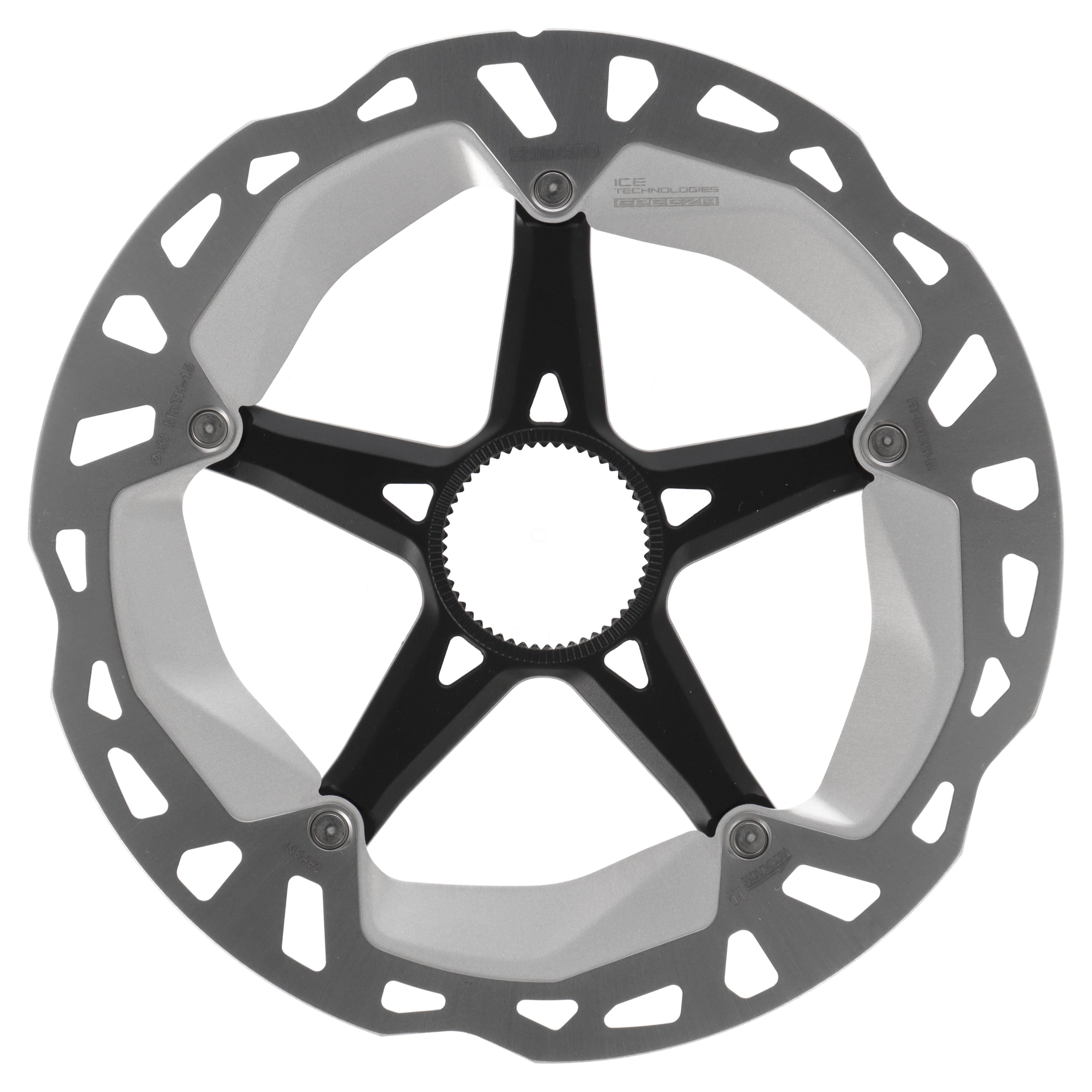 Shimano Deore XT RT-MT800 Bremsscheibe 180 mm | Center Lock | Ice Technologies Freeza | inkl. Lockring