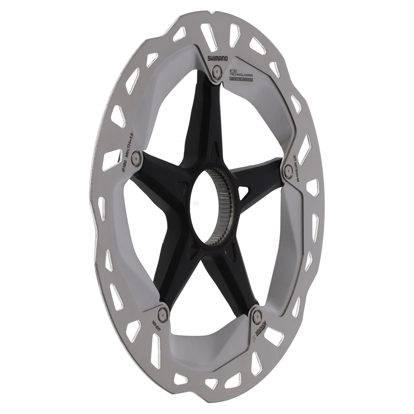 Shimano Deore XT RT-MT800 Bremsscheibe 180 mm | Center Lock | Ice Technologies Freeza | inkl. Lockring
