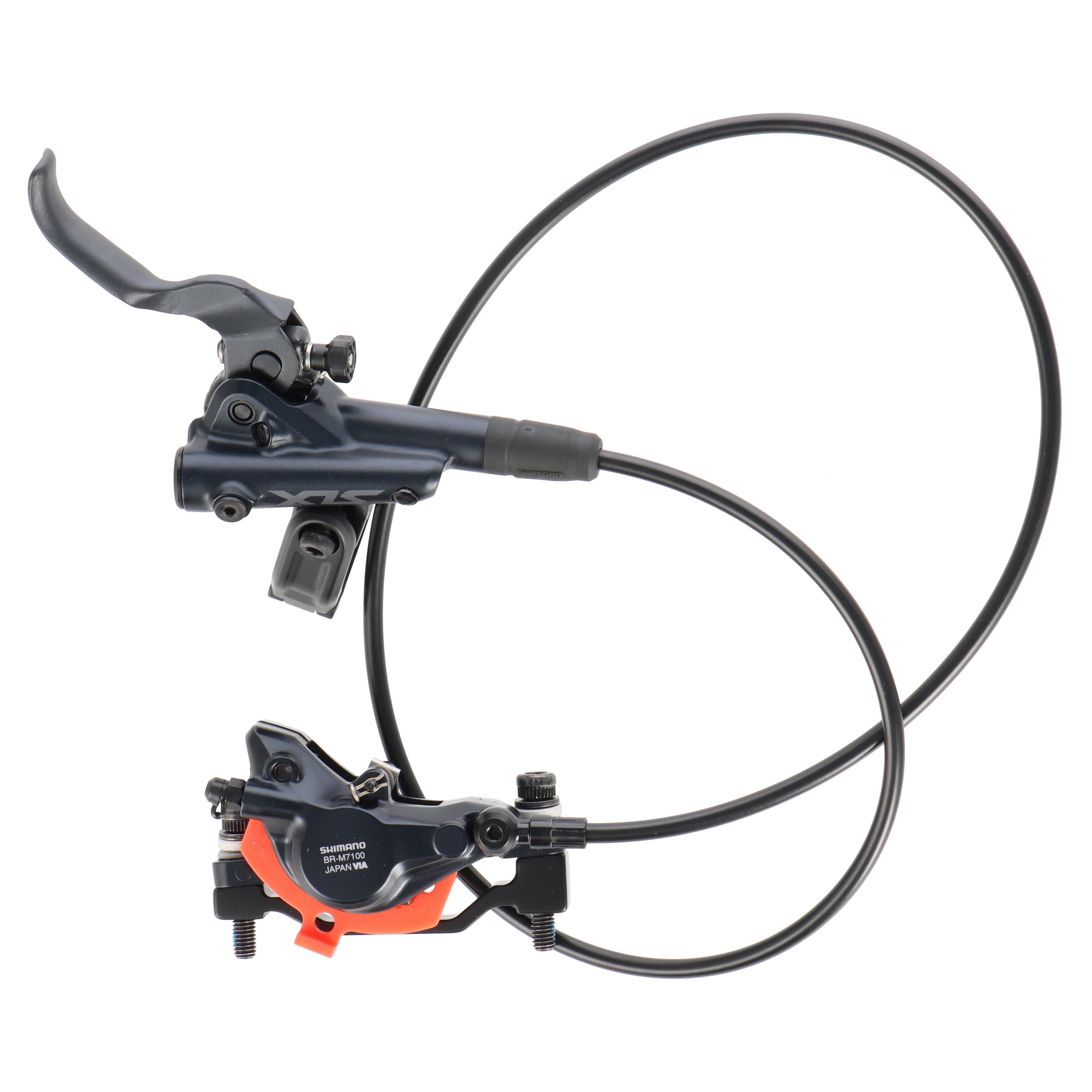 Shimano SLX M7100 Scheibenbremse | 2-Kolben | Vorderbremse | I-Spec EV | inkl. 20 mm Postmount Adapter