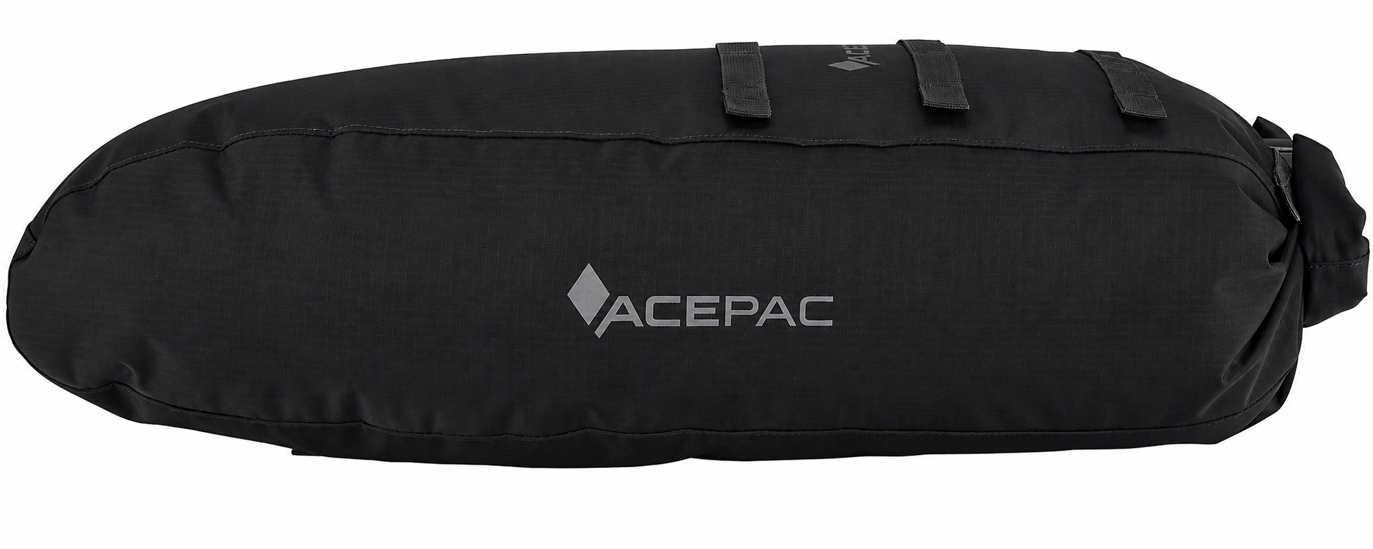 ACEPAC Saddle Drybag MKII Satteltasche 8 L | 17 x 45 cm | wasserdicht | Schwarz
