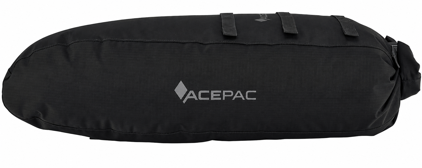 ACEPAC Saddle Drybag MKII Satteltasche 8 L | 17 x 45 cm | wasserdicht | Schwarz