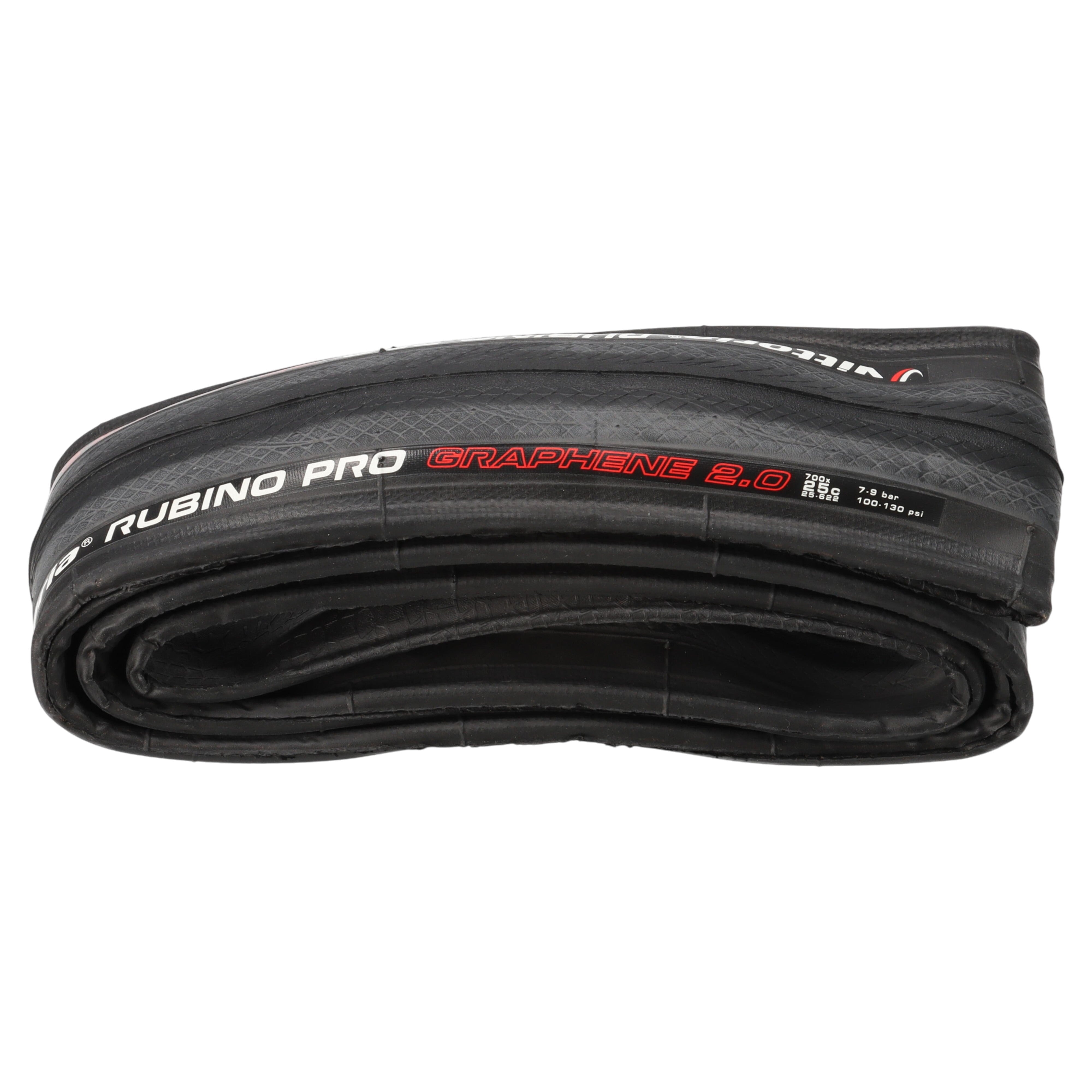 Vittoria Rubino Pro IV 700x25C Faltreifen | 150 TPI / 3C Graphene 2.0 | Tube-Type | Rennrad