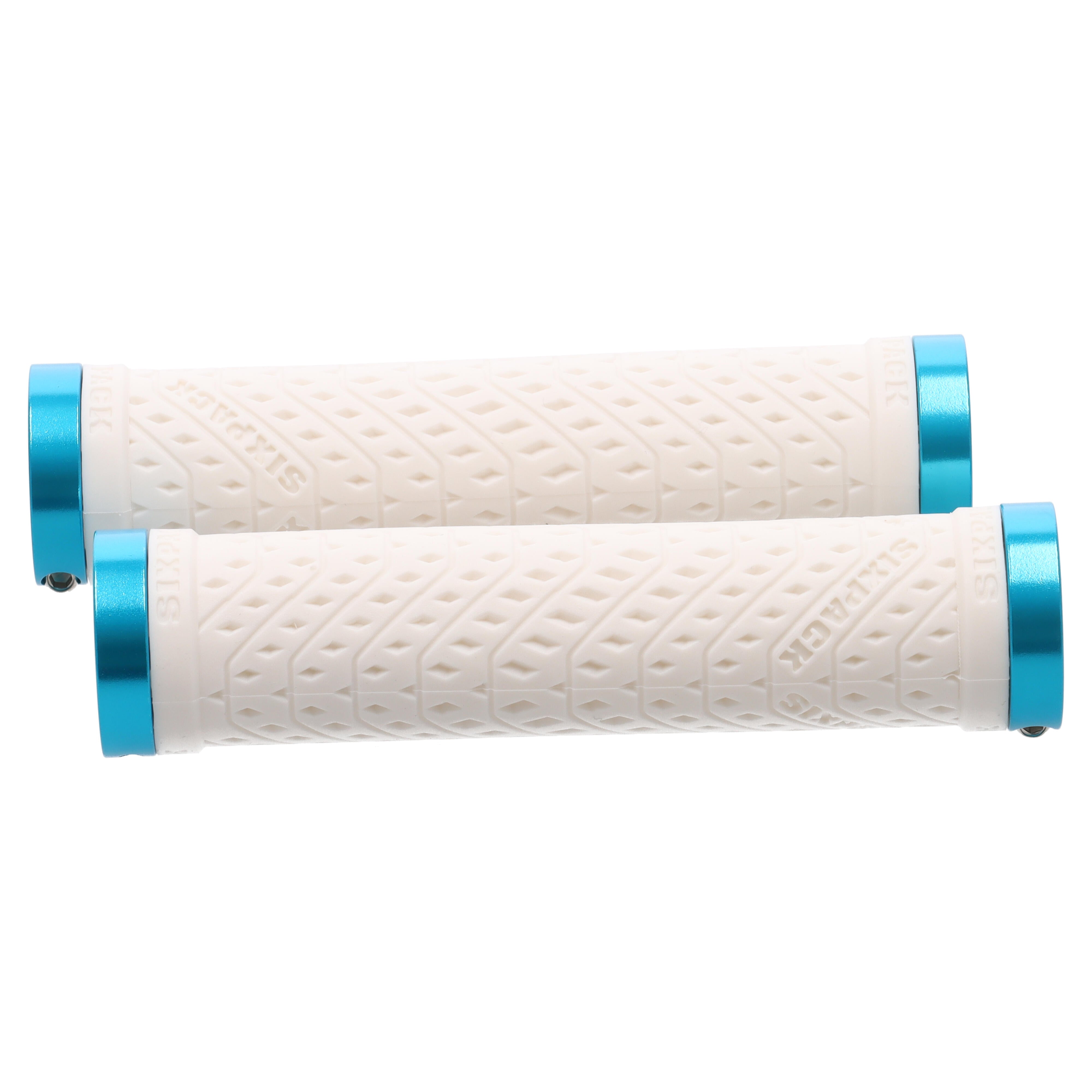 Sixpack K-Trix Lock-On Griffe | MTB | Weiß / Blau
