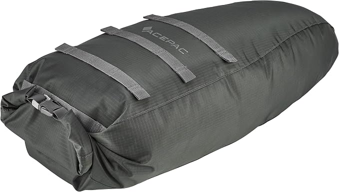 ACEPAC Saddle Drybag MKII Satteltasche 8 L | 17 x 45 cm | wasserdicht | Grau