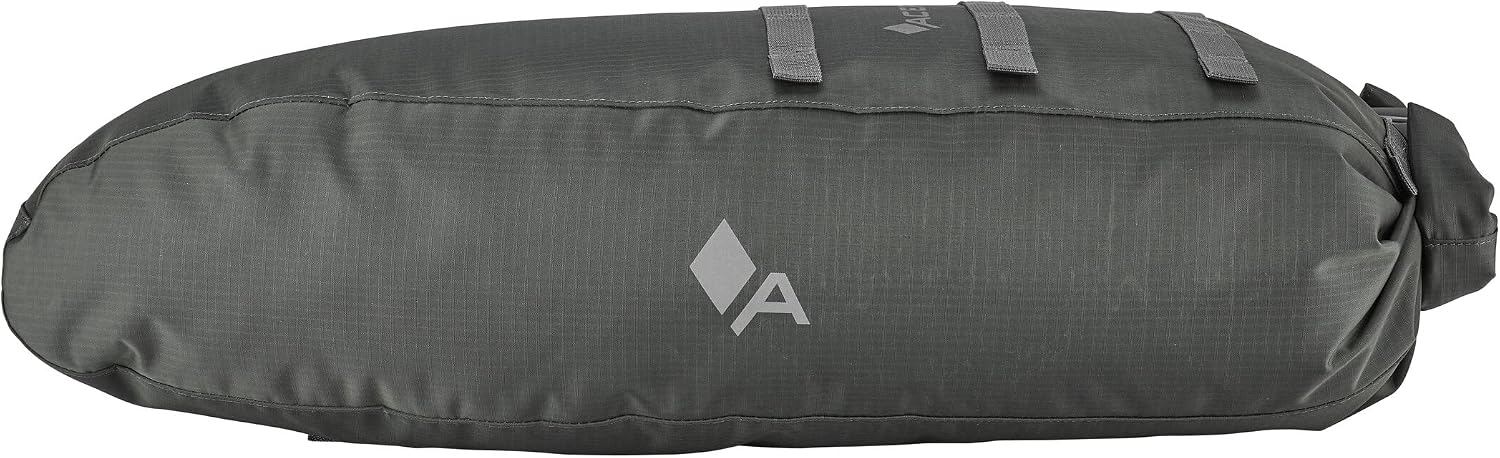 ACEPAC Saddle Drybag MKII Satteltasche 16 L | 20 x 55 cm | wasserdicht | Nylon | Grau