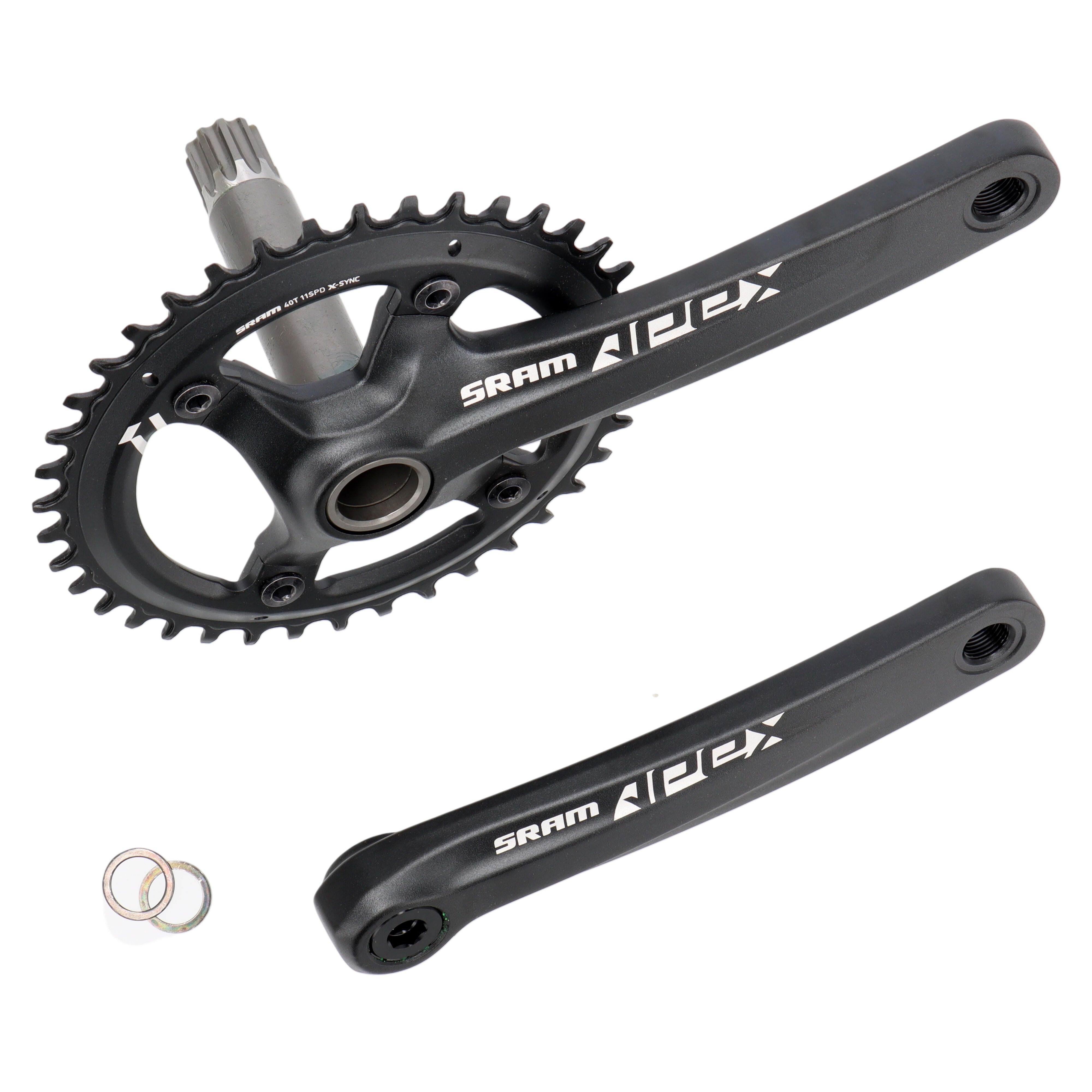 SRAM Apex 1 Kurbelgarnitur | 172,5 mm | 40 Zähne | GXP | 1x10-/11-fach | Rennrad, Gravel