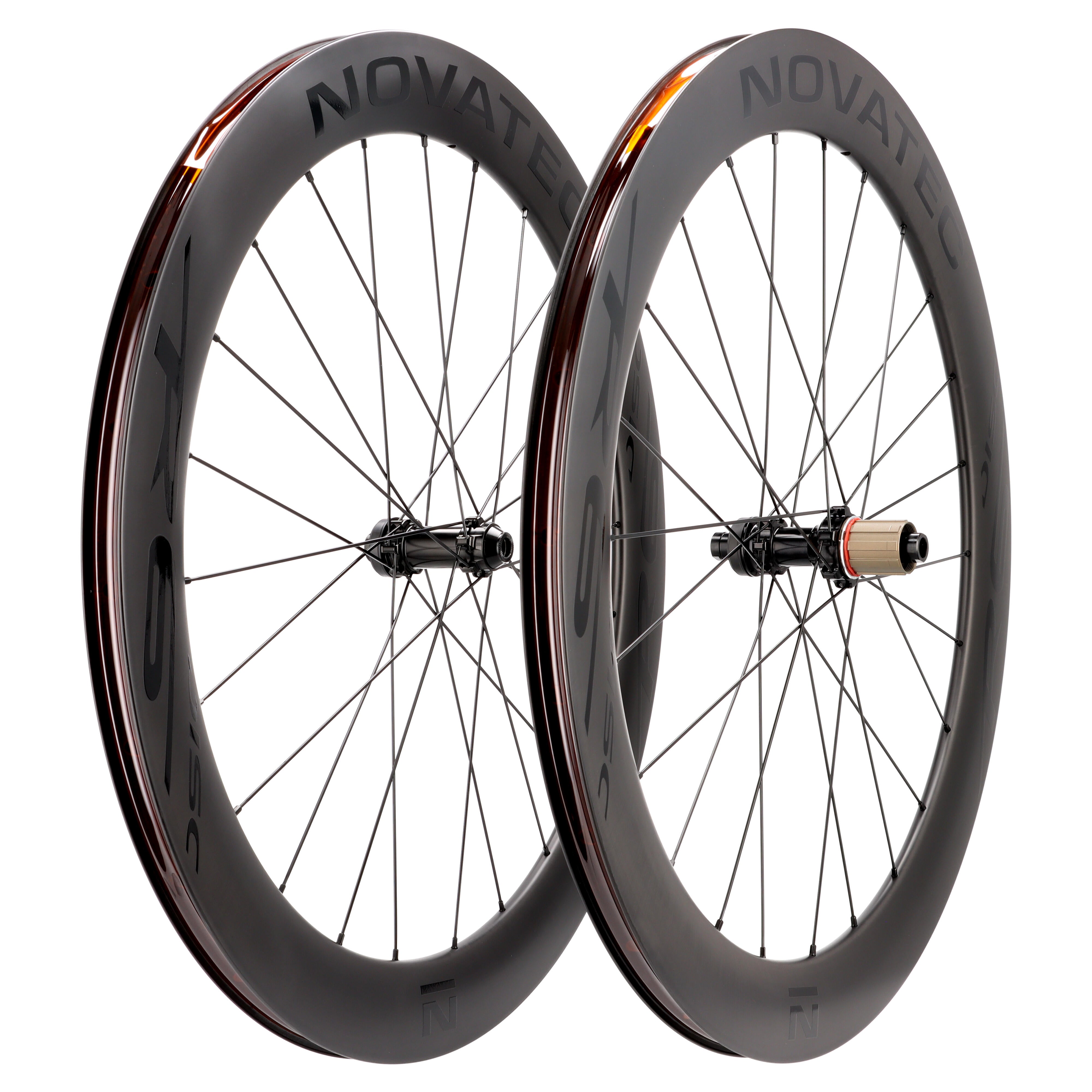 Novatec R6 Disc CL-Pro | Laufradsatz 28" Carbon | Rennrad | Centerlock | 12x100 / 12x142 mm | Shimano HG