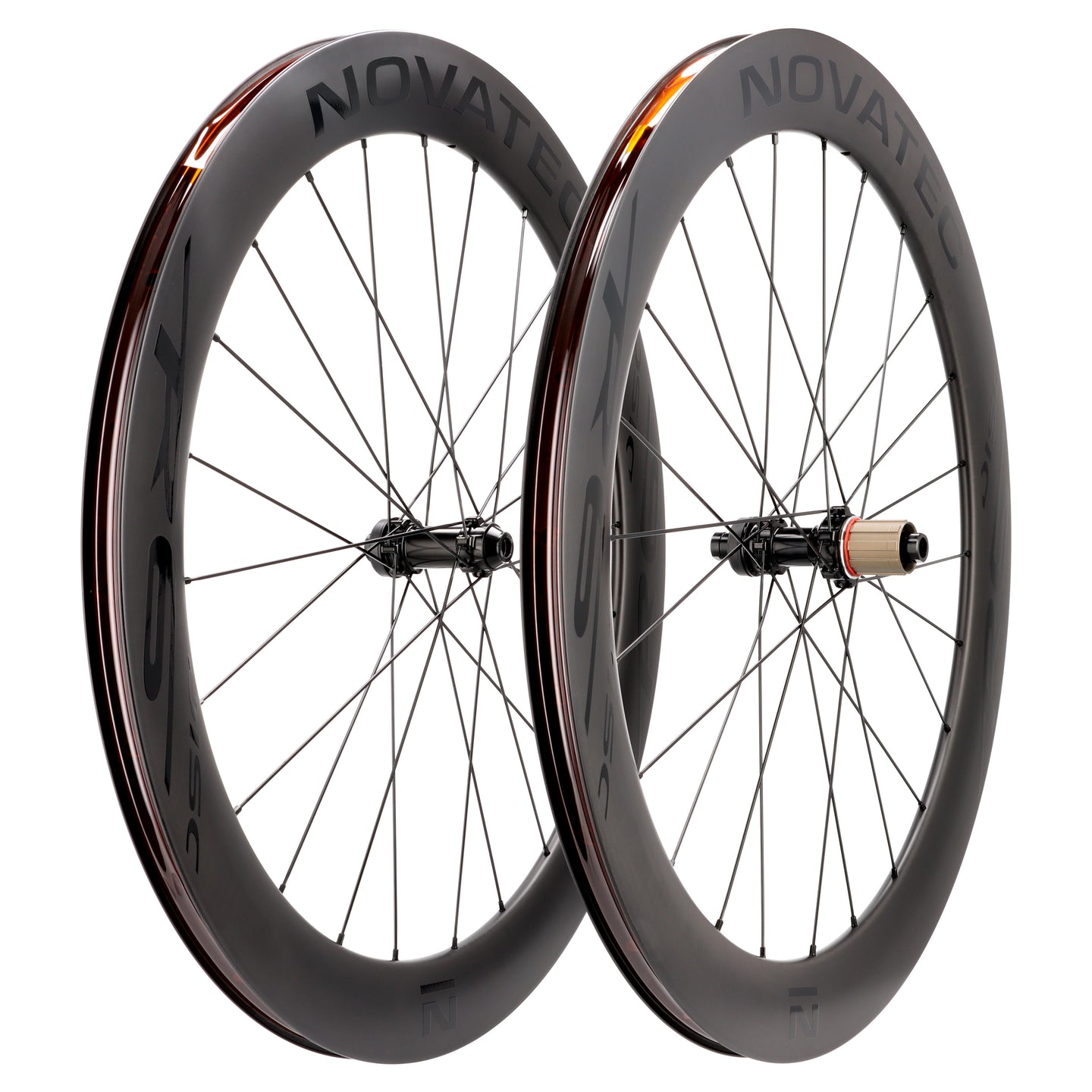 Novatec R6 Disc CL-Pro | Laufradsatz 28" Carbon | Rennrad | Centerlock | 12x100 / 12x142 mm | Shimano HG