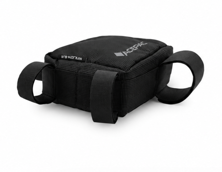 ACEPAC Tube Bag MKII Oberrohrtasche 0,7 L | 12 x 6 x 10 cm | wasserabweisend | Schwarz