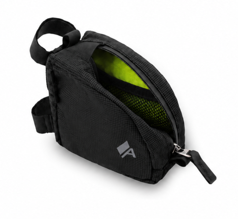 ACEPAC Tube Bag MKII Oberrohrtasche 0,7 L | 12 x 6 x 10 cm | wasserabweisend | Schwarz