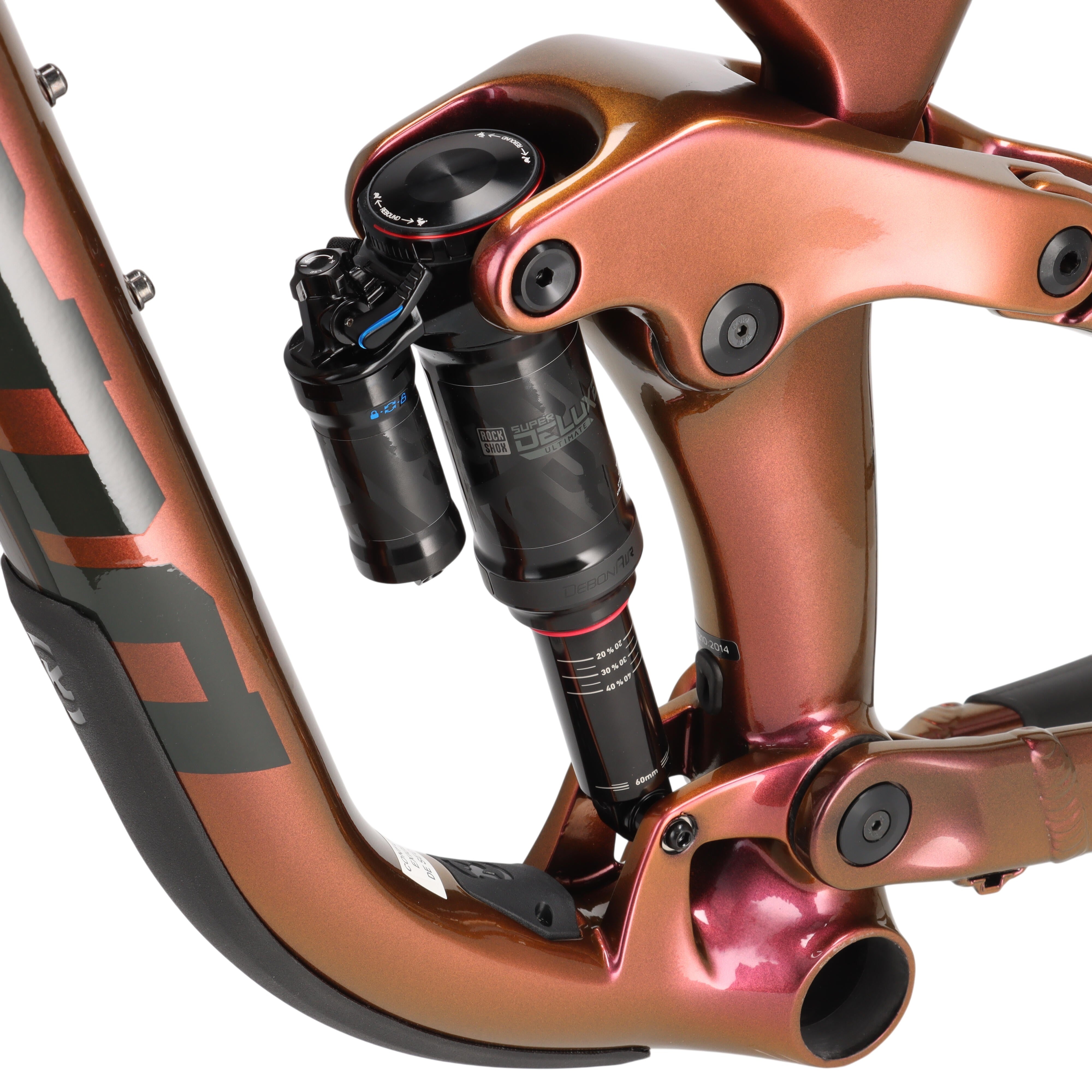 Kona Process 153 CR/DL 27.5" Rust | Carbon Enduro Rahmenset | RockShox Super Deluxe Ultimate | Größe XL
