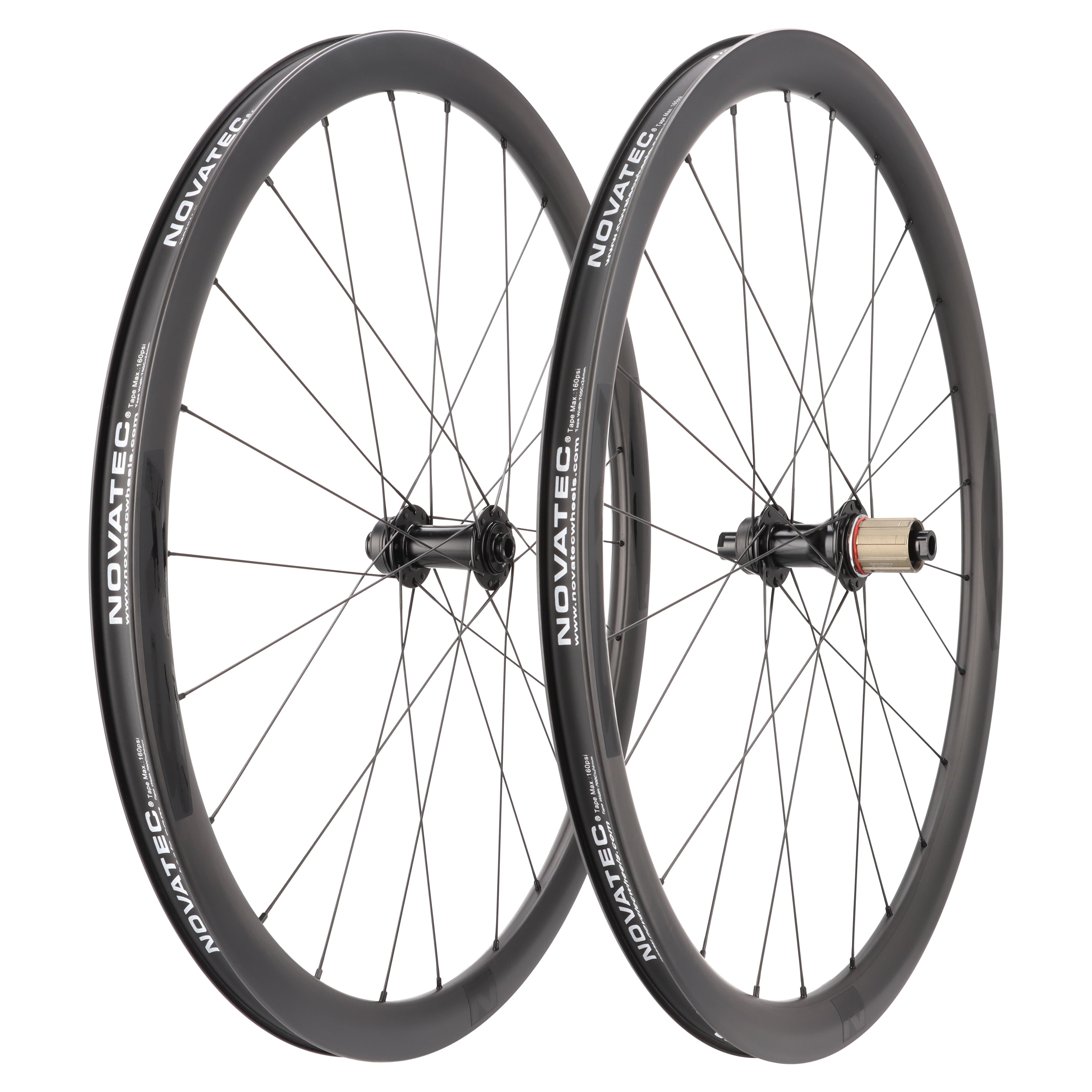 NOVATEC R3 | Laufradsatz 28" Carbon | Rennrad | Centerlock | 12x100 / 12x142 mm | Shimano HG