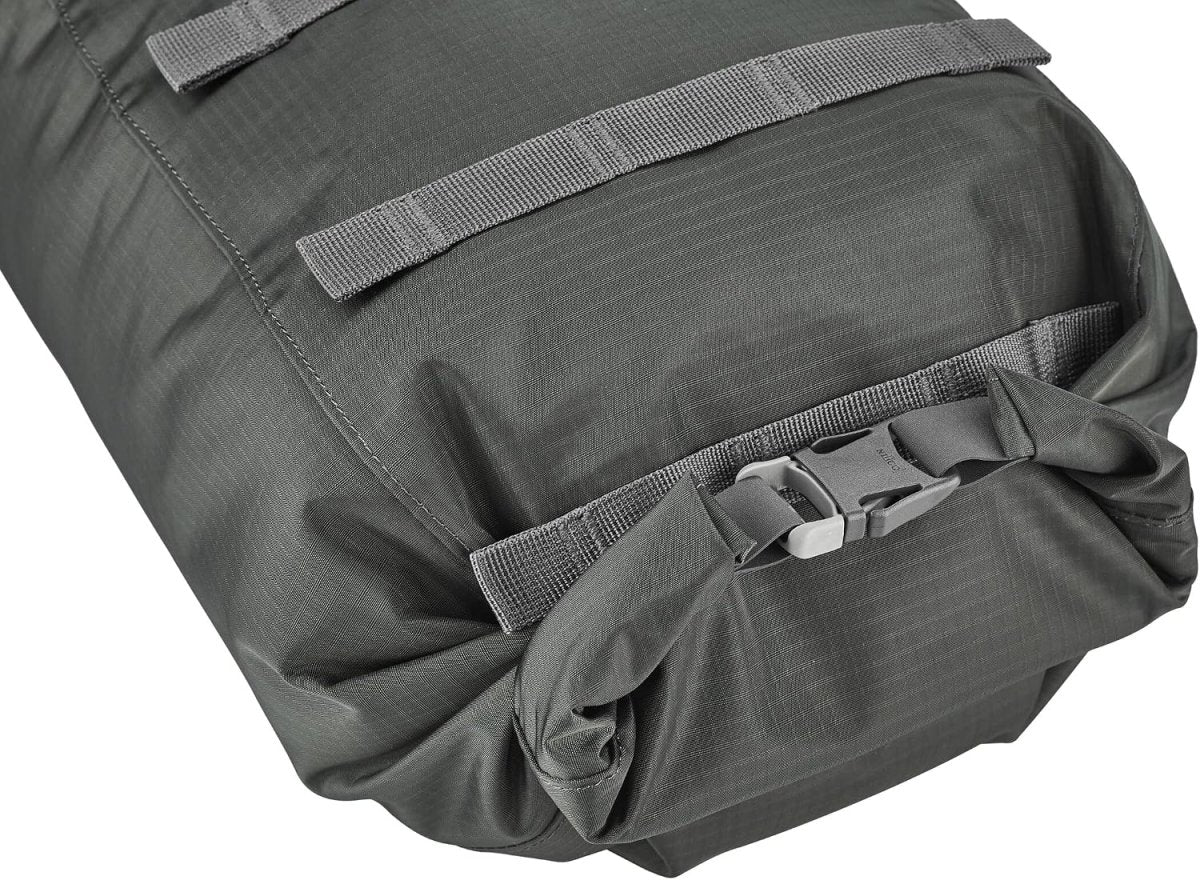ACEPAC Saddle Drybag MKII Satteltasche 16 L | 20 x 55 cm | wasserdicht | Nylon | Grau - RAAAD.de