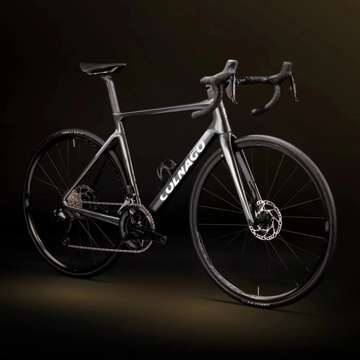 Colnago V4 Carbon Rennrad | Shimano 105 Di2 2x12-fach | Fulcrum Racing 600 | Grau - RAAAD.de