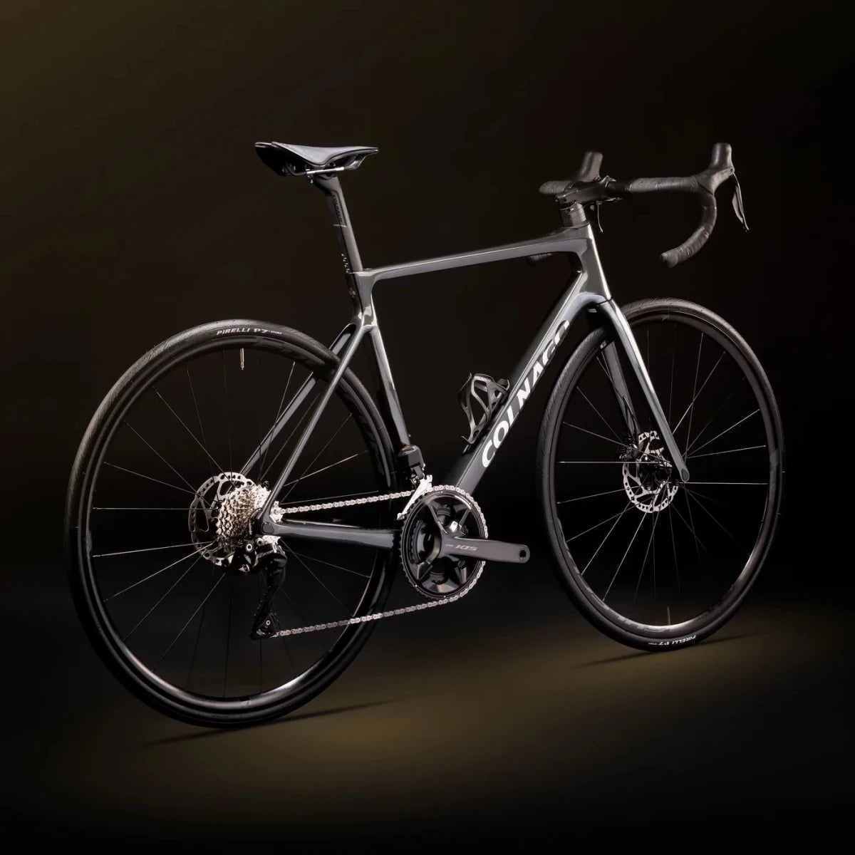 Colnago V4 Carbon Rennrad | Shimano 105 Di2 2x12-fach | Fulcrum Racing 600 | Grau - RAAAD.de
