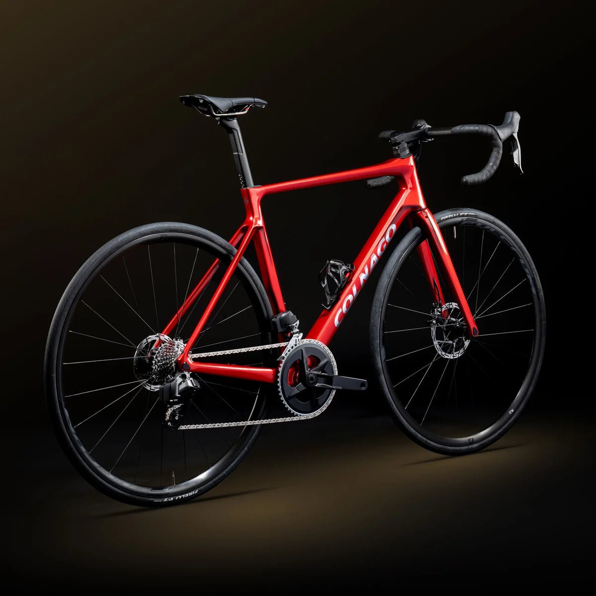 Colnago V4 Carbon Rennrad | Shimano 105 Di2 2x12-fach | Fulcrum Racing 600 | Rot - RAAAD.de