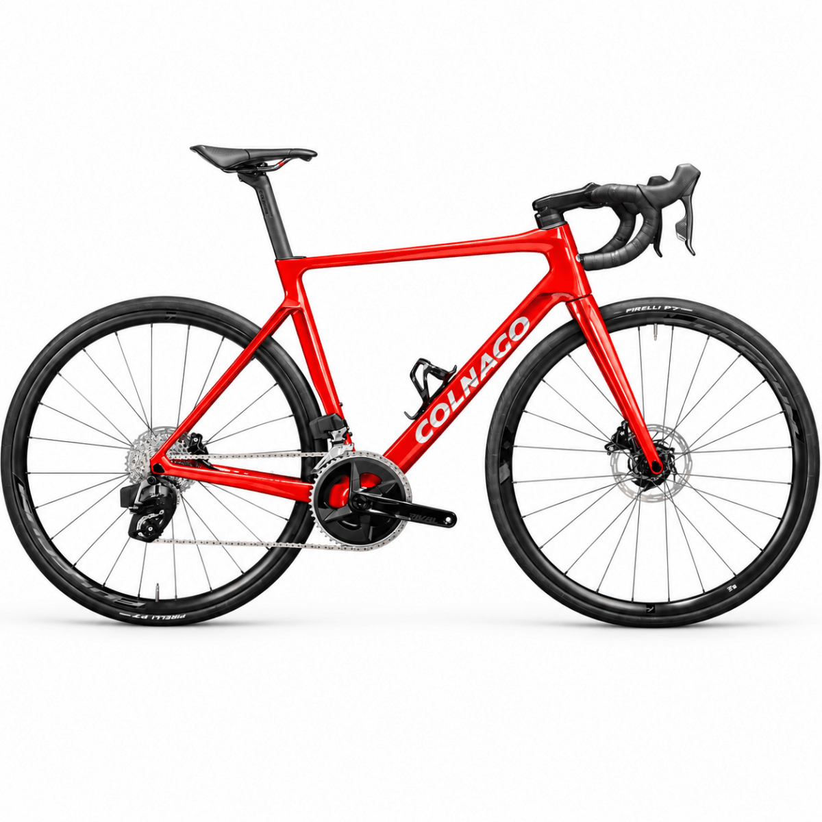 Colnago V4 Carbon Rennrad | Shimano 105 Di2 2x12-fach | Fulcrum Racing 600 | Rot - RAAAD.de
