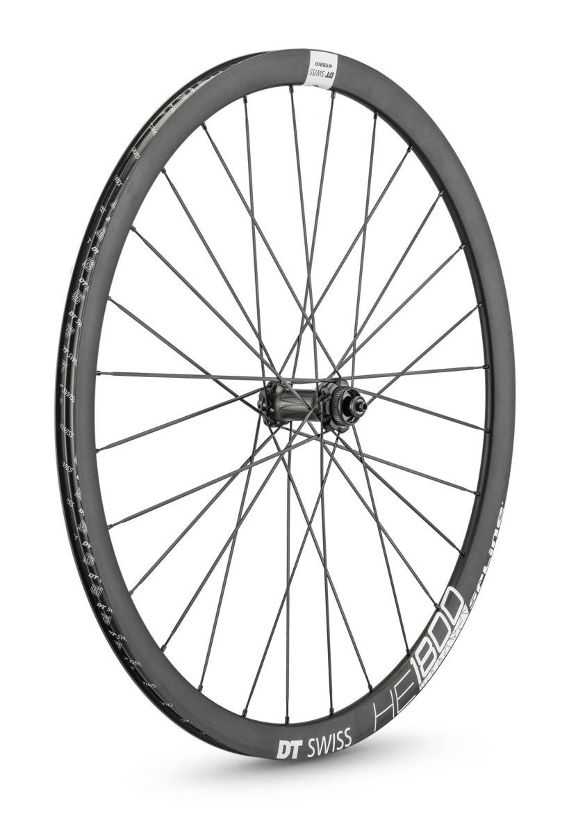 DT Swiss HE 1800 SPLINE db Vorderrad 28“ | 20 mm Maulweite | 12x100 mm Steckachse | Centerlock - RAAAD.de