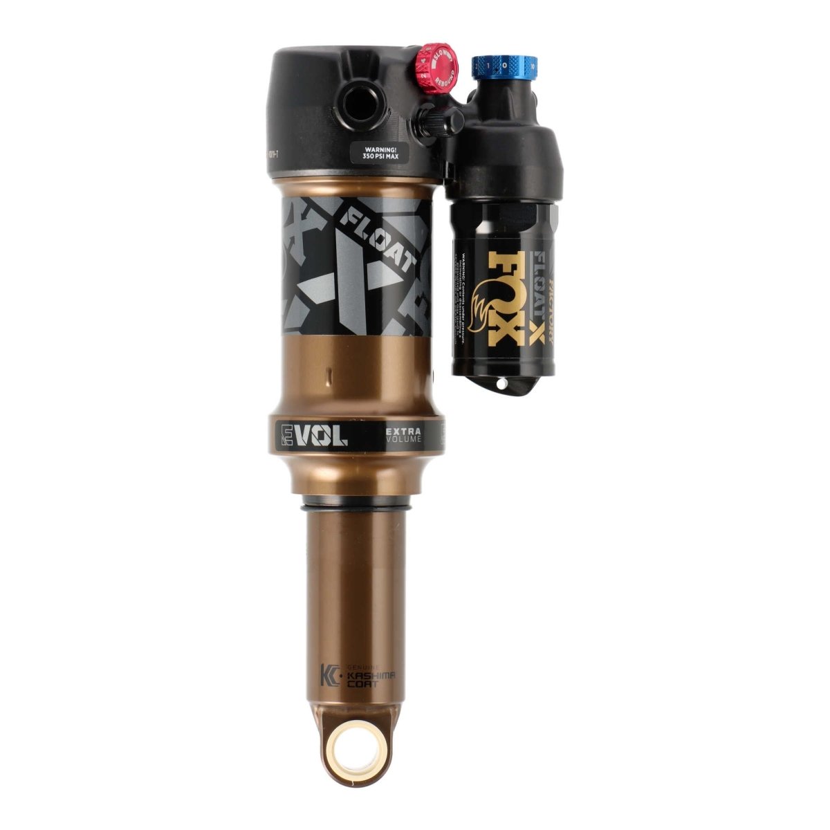 FOX Float X Factory Dämpfer 185x52,5 mm | Trunnion | 2 - Pos - Adjust | Kashima | Modell 2025 - RAAAD.de