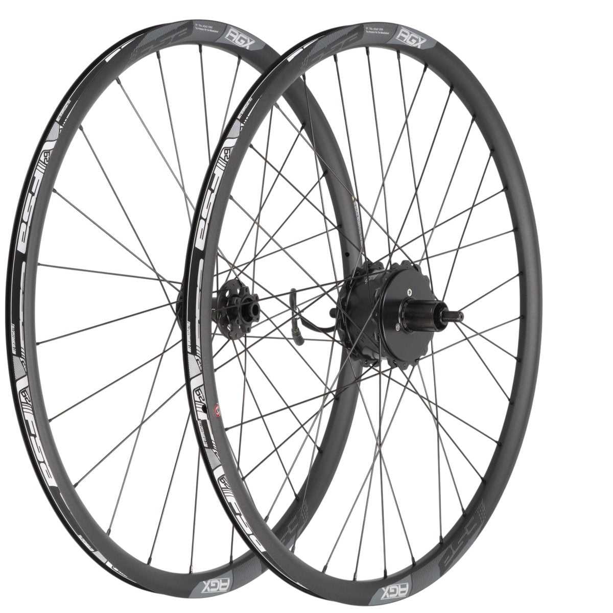 FSA AGX Alloy | 28 Zoll Laufradsatz mit Motor | Disc 6-Loch | X-Series X35-M1C-EU Hinterradantrieb - RAAAD.de