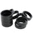 FSA Aluminium Spacer 10 mm Set Standard 1 1/8 Gabelschaft schwarz (10 Stück) - RAAAD.de