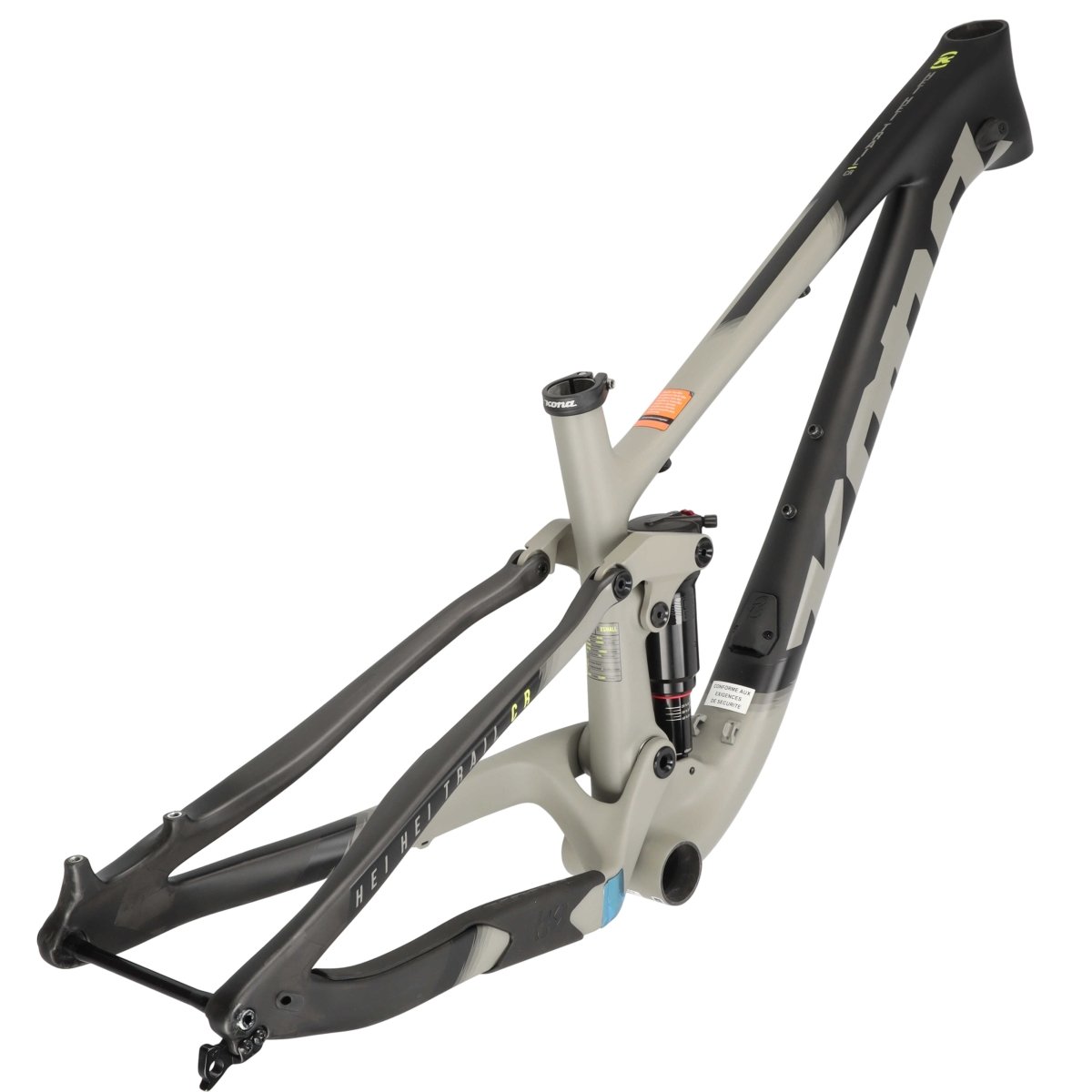 Kona Hei Hei Trail CR Rahmen 27.5" Carbon | inkl. RockShox Dämpfer | Modell 2019 | Größe XS - RAAAD.de