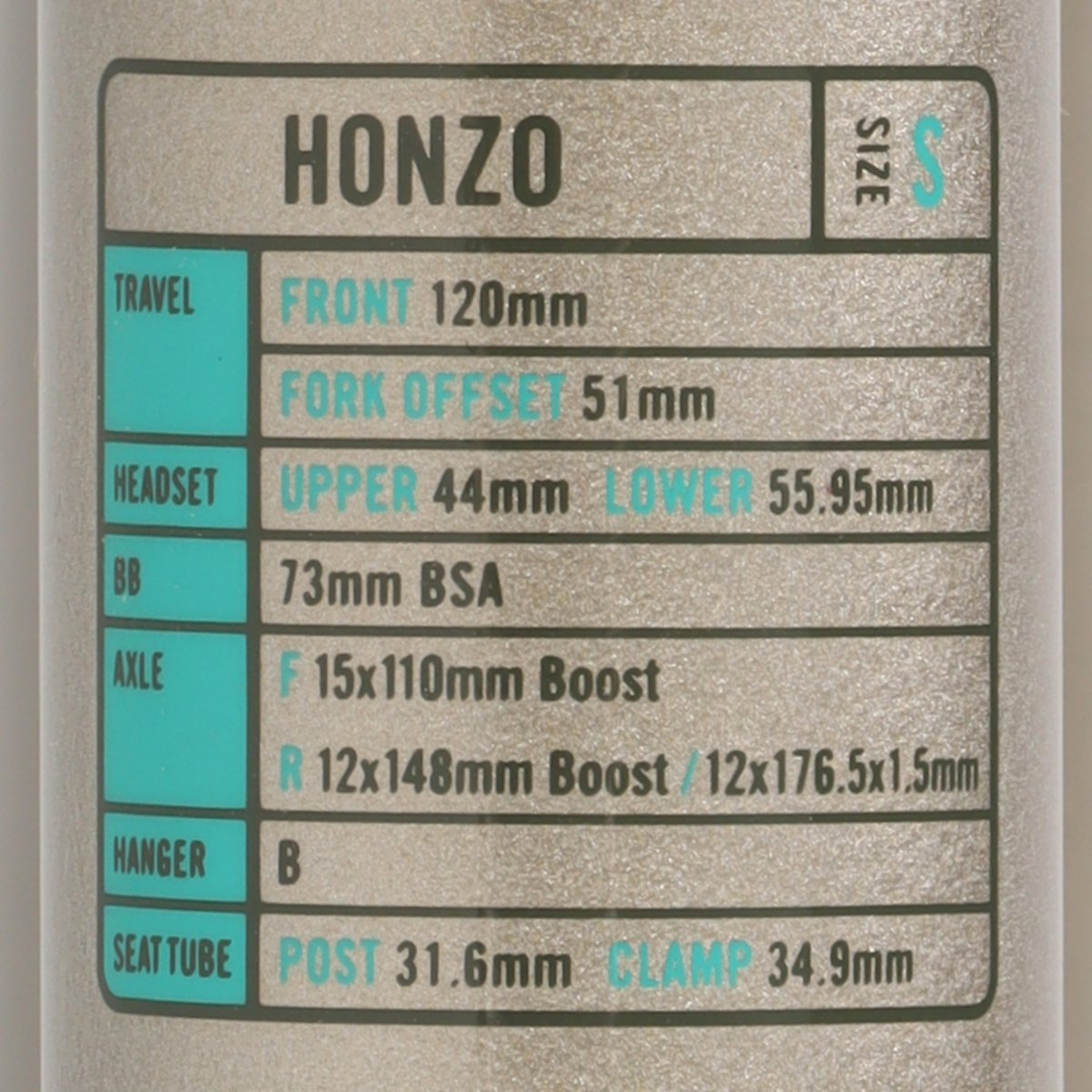 Kona Honzo Rahmen 29" | Modell 2022 | Alu | Rahmenset Trailbike Hardtail | Silber - RAAAD.de