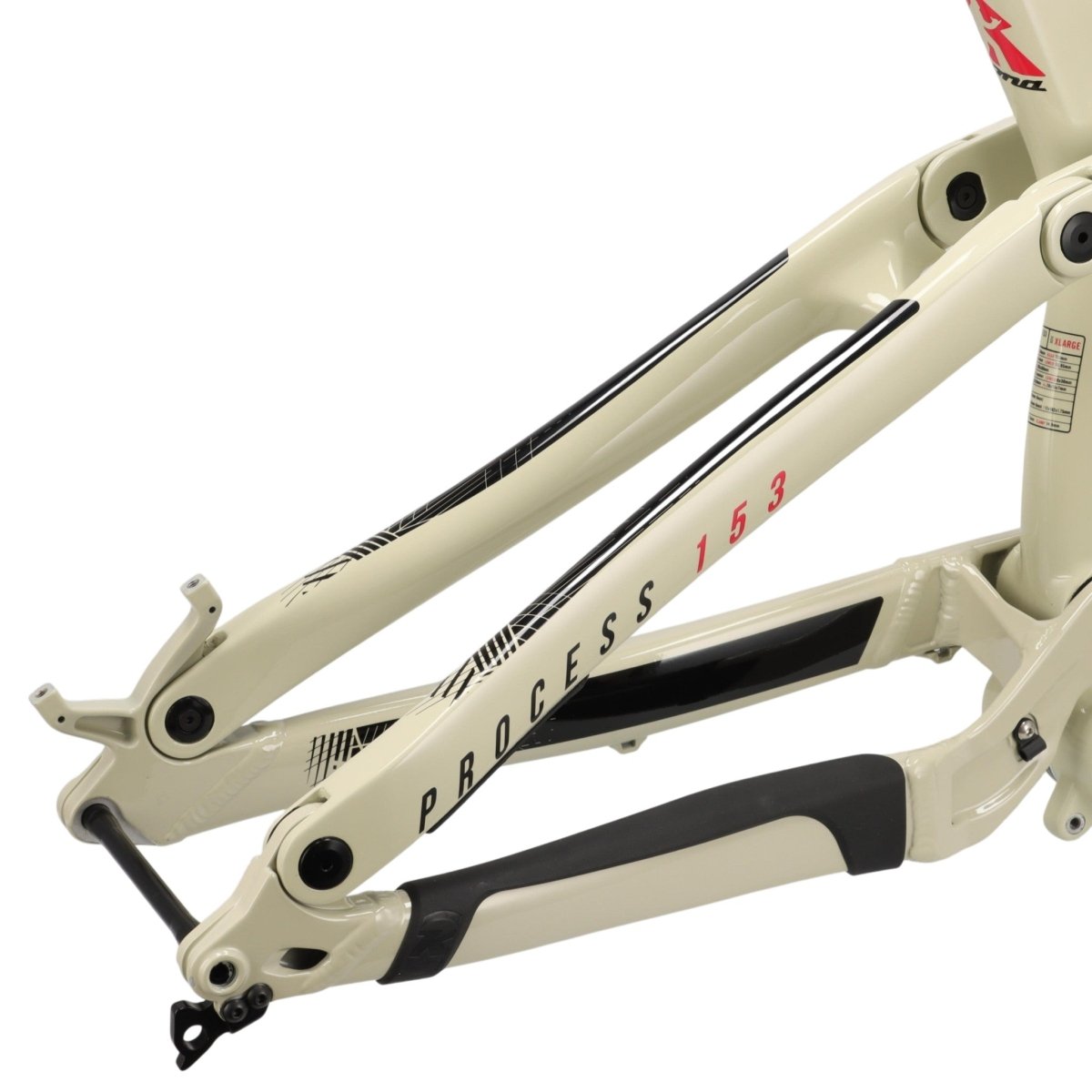 Kona Process 153 CR/DL Rahmen 29" Carbon | inkl. RockShox Dämpfer | Desert Tan | Modell 2019 | Größe XL - RAAAD.de