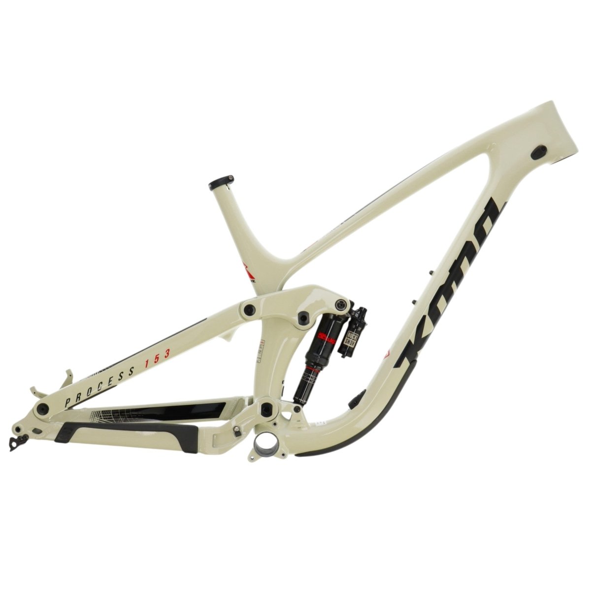 Kona Process 153 CR/DL Rahmen 29" Carbon | inkl. RockShox Dämpfer | Desert Tan | Modell 2019 | Größe XL - RAAAD.de