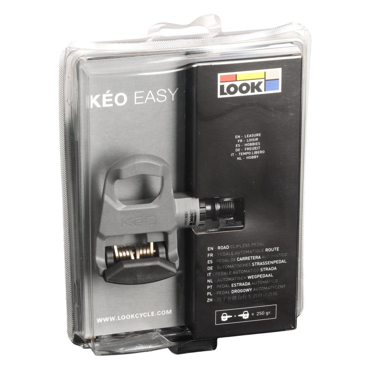 LOOK Keo Easy Pedale grau | Rennrad Klickpedale inkl. Cleats - RAAAD.de