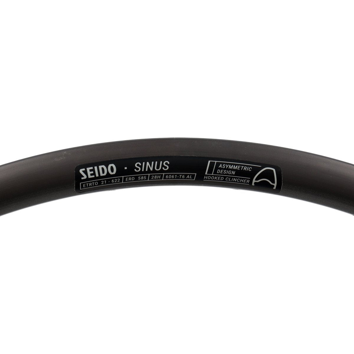 Seido SINUS Felge 28" | 21 mm Gravel | 28 Loch | Tubeless Ready | Disc - RAAAD.de