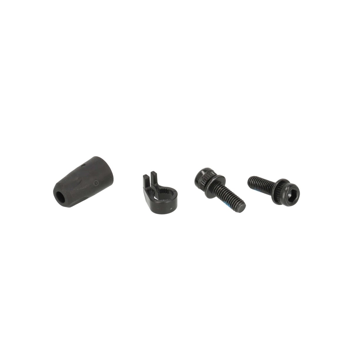 Shimano MT501 / MT520 Scheibenbremse hinten | 4 - Kolben | 1700 mm Leitung | Postmount | schwarz | MTB / E - MTB - RAAAD.de