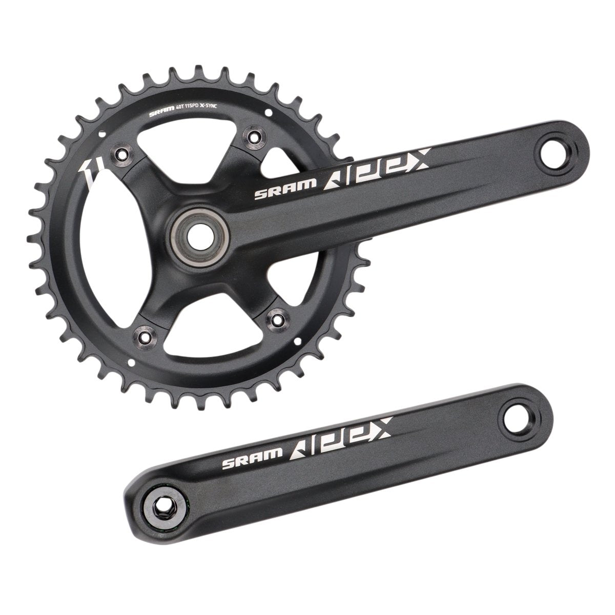 SRAM Apex 1 Kurbelgarnitur | 175 mm | 40 Zähne | GXP | 1x10-/11-fach | Rennrad, Gravel - RAAAD.de