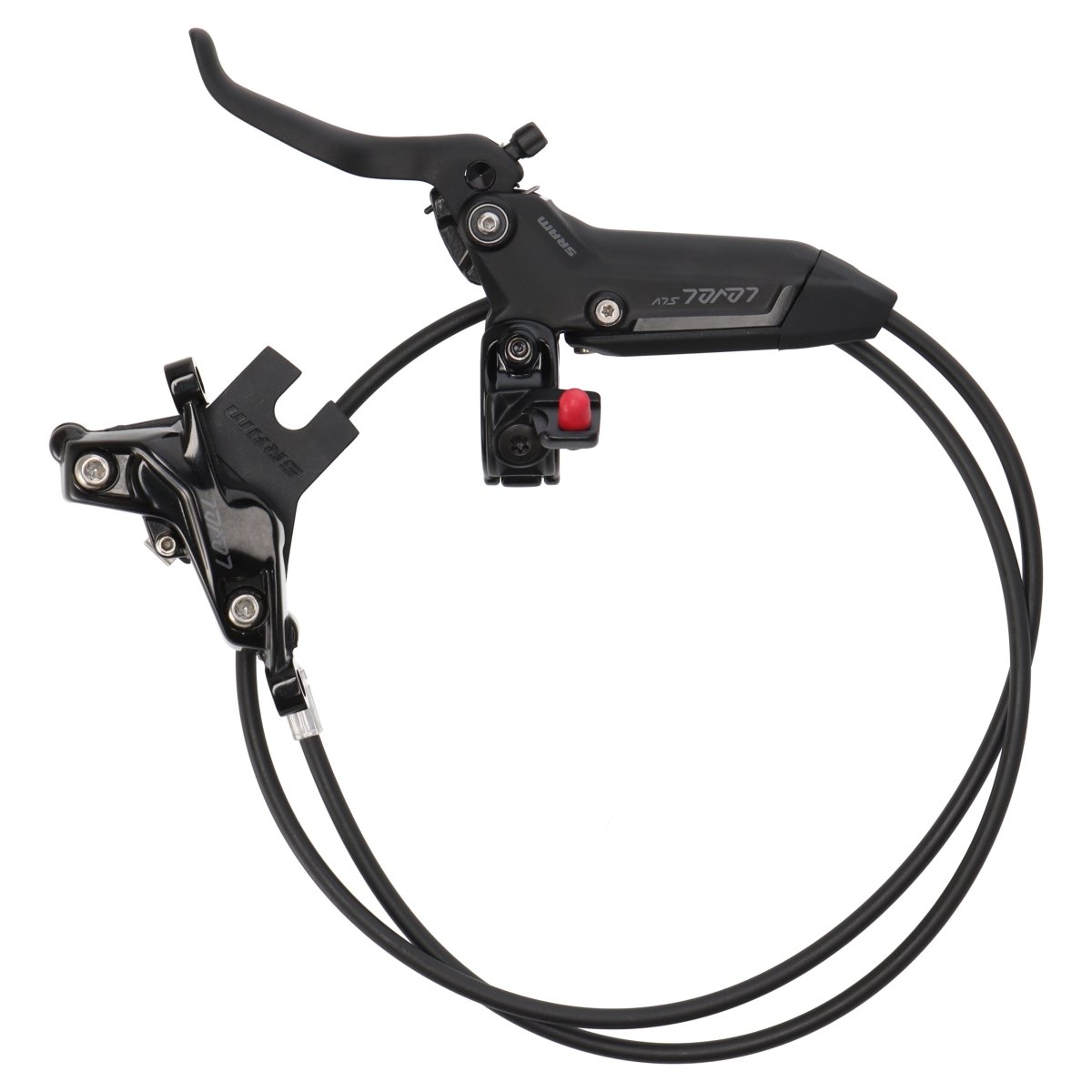 SRAM Level Silver Stealth 4-Kolben Scheibenbremse | vorne | 950 mm | Postmount | Matchmaker X - RAAAD.de